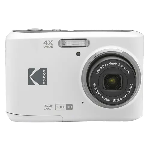 Aparat Foto Kodak PixPro FZ45,16 MP, Zoom 4X, Vlogging, Full HD – 1080p (Alb)
