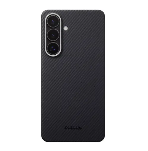 Husa Protectie Spate Pitaka pentru Samsung Galaxy S26 Plus, Edge Ultra-Slim Case (Negru/Gri)