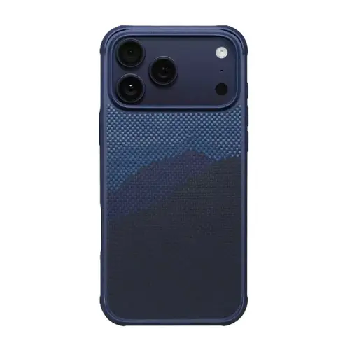 Husa Protectie Spate Pitaka pentru iPhone 17 Pro Max, Aramid Pro Guard, MagSafe (Albastru)