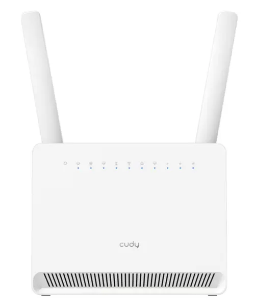 Router Wireless Cudy LT15E 4G LTE Cat 12, AX3000 Dual-Band, Wi-Fi 6, Dual-Core 1.3GHz CPU, 128MB/256MB Flash/RAM, SIM Card Slot (Alb)