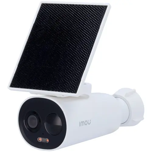Camera supraveghere exterior WiFi cu panou solar IMOU Cell 3C IPC-K9DC-5M0WEH-V2, 5 MP, 2.8 mm, IR / lumina alba 15 m, 5000 mAh, slot card, microfon si difuzor