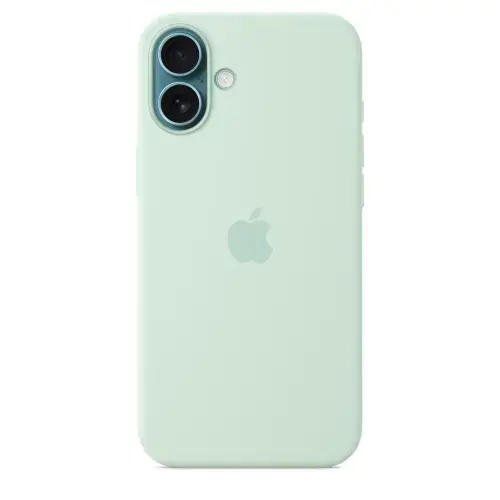 Husa Protectie Spate Apple MDGU4ZM/A pentru iPhone 16 Plus, Silicon, MagSafe (Albastru deschis)
