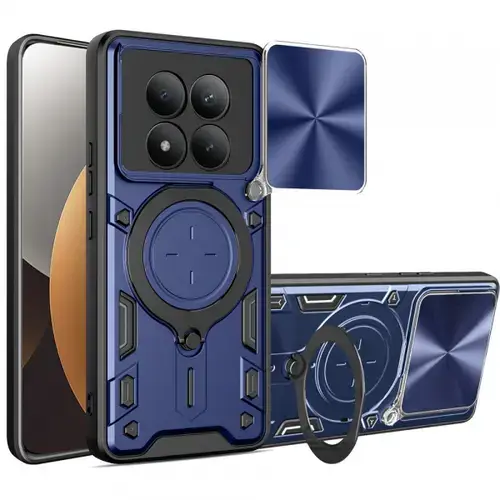 Husa pentru Xiaomi Poco M8 Pro / Redmi Note 15 Pro+ 5G, Techsuit, CamGuard Pro (Albastru)