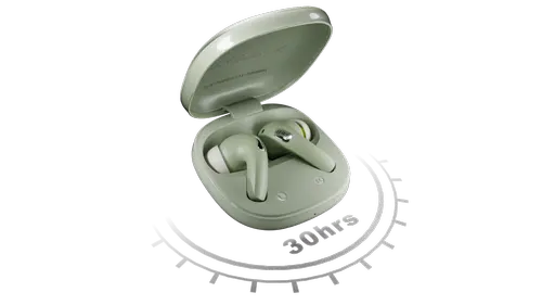 Casti True Wireless In Ear HiFuture Sonic Core,  Bluetooth 5.4, ANC, ENC, Pana la 30 de ore autonomie, IPX5 (Verde)
