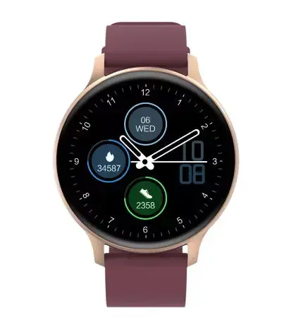Smartwatch Canyon Badian SW-68, Display TFT 1.28inch, Bluetooth, Waterproof IP68, Android/iOS (Auriu/Rosu)