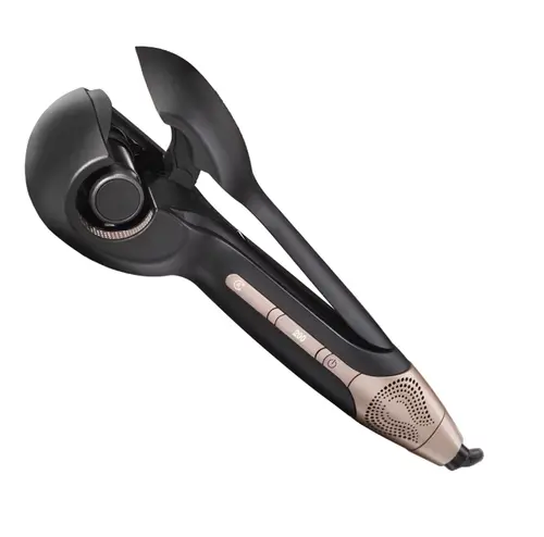 Ondulator Automat BaByliss C1900E Air Wave Secret, 3 trepte, Smart Cool Air (Negru/Roz)
