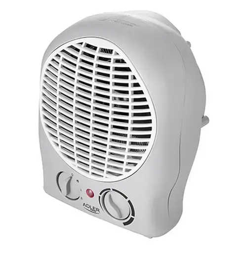 Mini aeroterma Adler AD 7717, 2000W, 2 setari putere, Protectie supraincalzire (Alb)