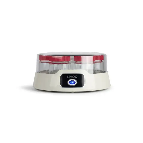 Aparat de iaurt DomoClip DOP180, 14 borcane, 20 W (Alb)
