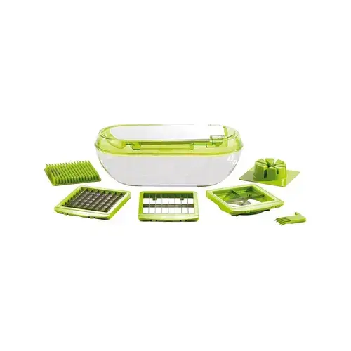 Feliator Manual pentru taiat legume si fructe Kitchen Artist MEN318 (Verde)