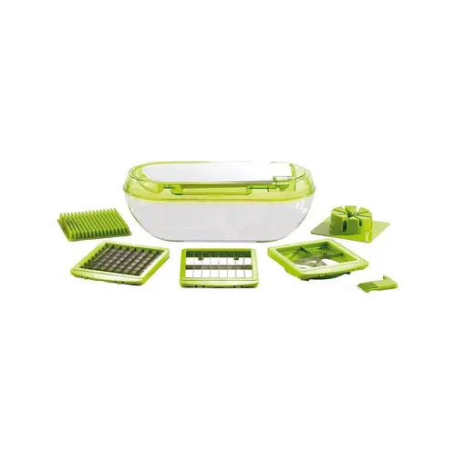 Feliator Manual pentru taiat legume si fructe Kitchen Artist MEN318 (Verde)