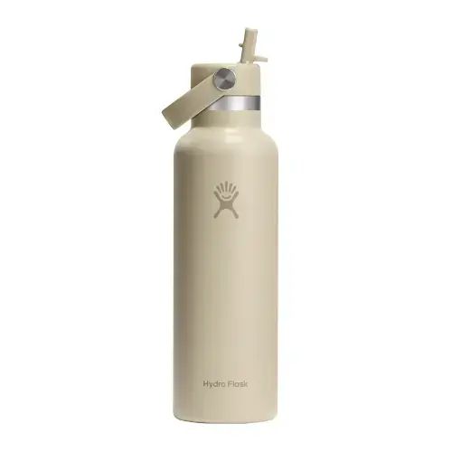 Sticla termos, inox, 620ml, inchStandard Strawinch, Hydro Flask (Bej)