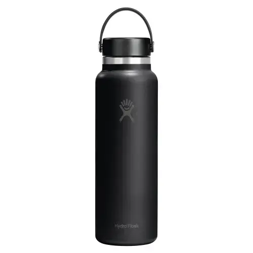 Sticla termos, inox, 1,18L, inchWide Mouthinch, Hydro Flask (Negru)
