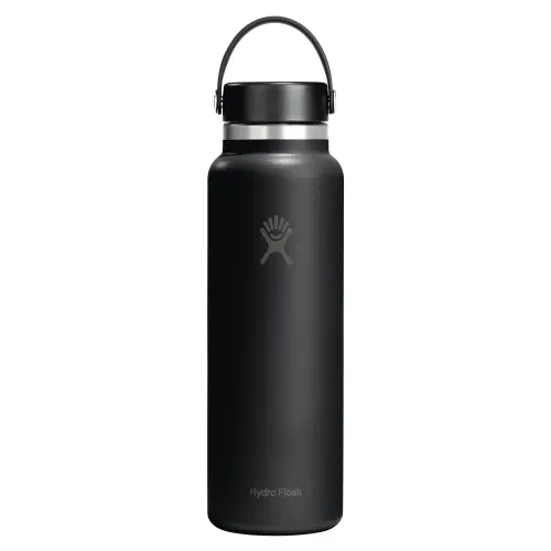 Sticla termos, inox, 1,18L, inchWide Mouthinch, Hydro Flask (Negru)