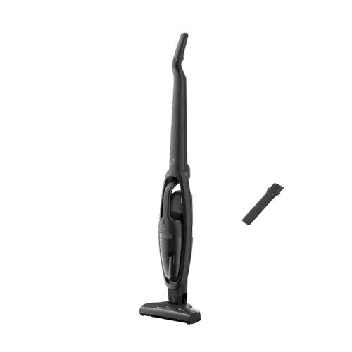 Aspirator vertical fara fir Electrolux ES31CB18GG, Autonomie 45 minute, Recipient 0.3 l, Filtrare ciclonica (Negru)