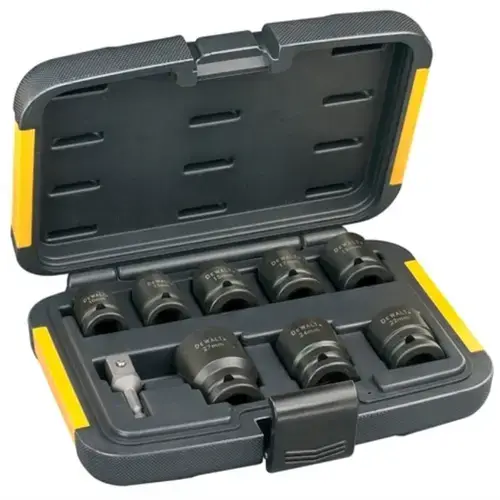 Set 9 chei tubulare impact 1/2inch 10-27 mm DEWALT
