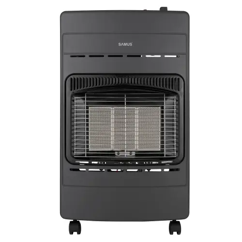 Soba Samus RS424P, 4200 W, 3 trepte putere, Aprindere piezoelectrica (Negru)