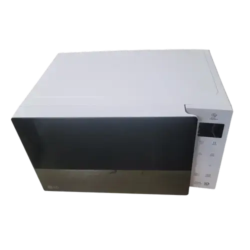 Cuptor cu microunde LG MS23NECBW, 23 L, 1000 W, Functie Dezghetare (Alb)