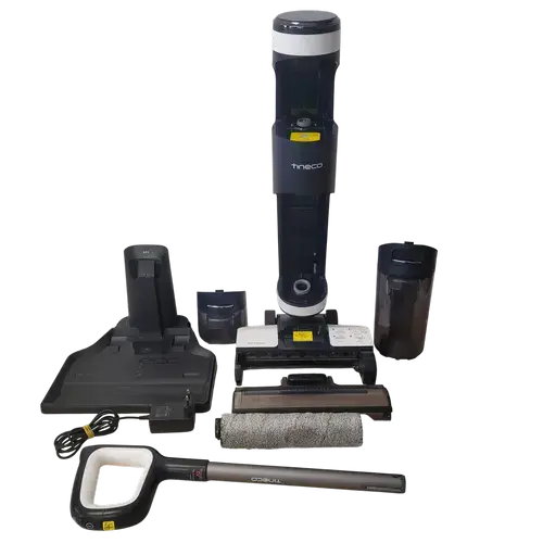 Aspirator vertical Tineco Floor One S3 Extreme, Smart, Wi-fi, 220 W, 0.6 L, Autonomie 35 min (Alb/Albastru)
