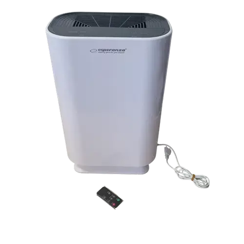 Purificator de aer ESPERANZA BORA EHP003, Acoperire pana la 50 mp, Filtru HEPA, Nivel zgomot 50dB (Alb)