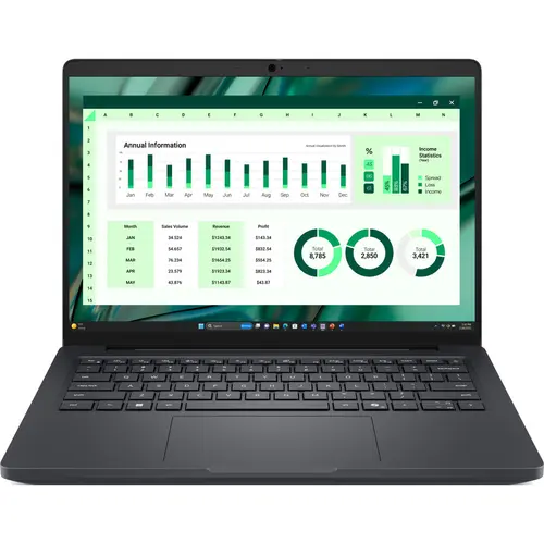 Laptop Dell Pro Max 14 MC14255 (Procesor AMD Ryzen AI 9 HX PRO 370 (24M Cache, up to 5.10 GHz) 14inch WQXGA, 32GB LPDDR5x, 1TB SSD, AMD Radeon 890M, Windows 11 Pro, Negru)
