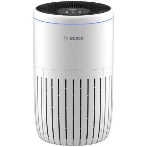 Purificator de aer Bosch Air 4000 Wi-Fi, CADR 300m3/h, Prefiltru, filtru HEPA H13, filtru carbon activ, senzor de praf, timer (Alb)