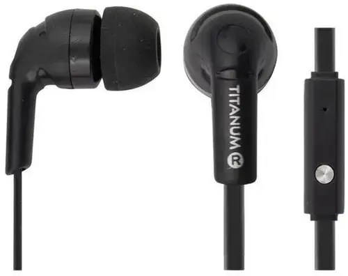 Casti Stereo Esperanza Titanum TH109K, cu microfon (Negru)