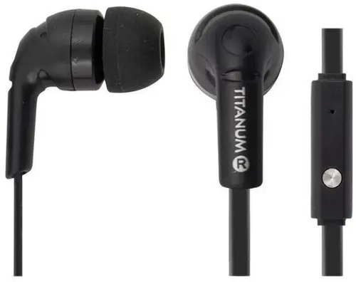 Casti Stereo Esperanza Titanum TH109K, cu microfon (Negru)