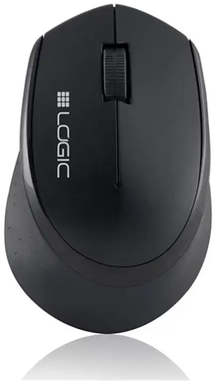 Mouse Wireless Logic LM-2A, 1200 DPI (Negru)