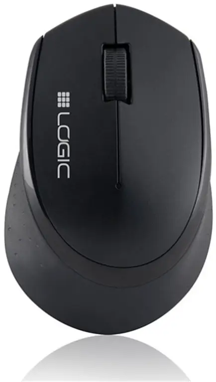Mouse Wireless Logic LM-2A, 1200 DPI (Negru)