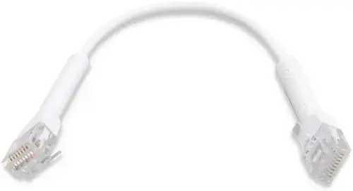 Cablu Ubiquiti UC-PATCH-RJ45, RJ45, diametru: 3mm, lungime: 22cm, Cat.6 (Alb)