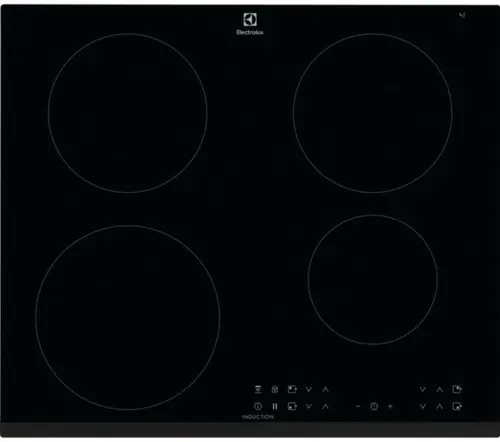 Plita incorporabila Electrolux LIR60430, Inductie, 7300 W, 4 Zone de gatit (Negru)