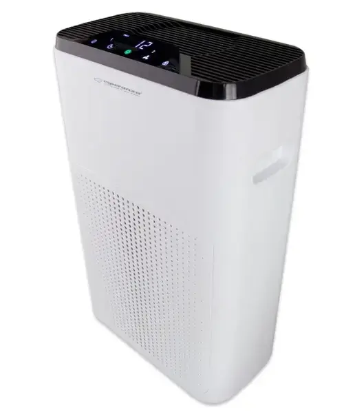 Purificator de aer ESPERANZA Mistral, Acoperire pana la 55 mp, Filtru HEPA, Nivel zgomot 57dB (Alb)