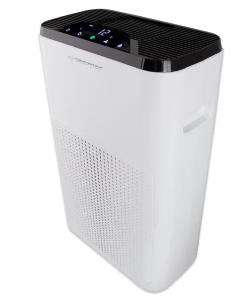 Purificator de aer ESPERANZA Mistral, Acoperire pana la 55 mp, Filtru HEPA, Nivel zgomot 57dB (Alb)