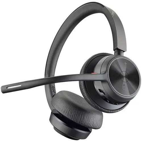 Casti Call Center Poly Voyager 4320 UC,  USB-A, stand de incarcare, Bluetooth (Negru)