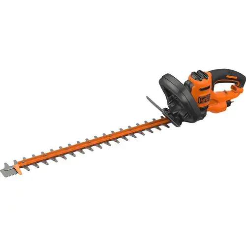 Foarfeca electrica pentru tuns gard viu Black & Decker BEHTS551-QS, 650 W, Lama 60 cm (Negru/Portocaliu)