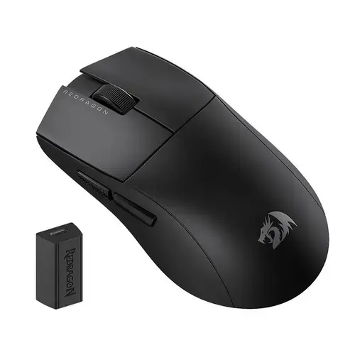 Mouse Gaming Redragon K1ng 4K Pro, Cu fir si Bluetooth, Pooling 4K, 26.000 dpi (Negru)
