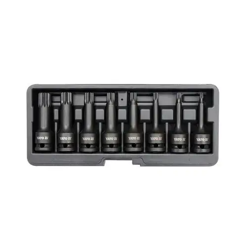 Set 8 chei de impact spline Yato YT-1069, 1/2, M5-M8
