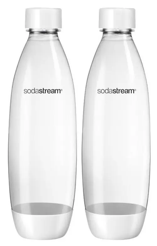 Set 2 sticle SodaStream Fuse, 2x 1l (Alb)