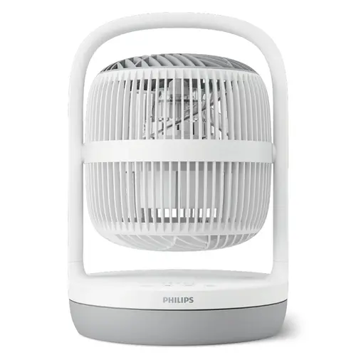 Ventilator de masa Philips CX2050/00, 24 W, 3 viteze, Rabatabil, 738 mc/h (Alb)