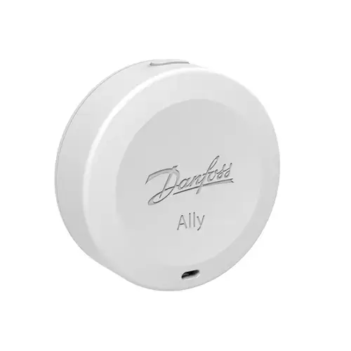 Senzor temperatura/umiditate, Danfoss, Alb