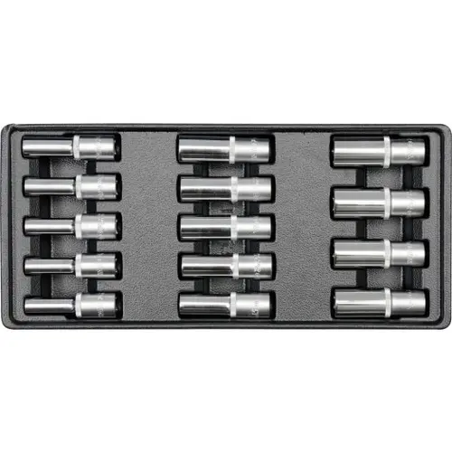 Set 14 chei tubulare Yato 8-21 mm, prindere patrat 1/2 inch