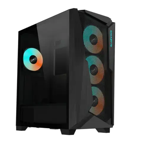 Carcasa GIGABYTE C301 Glass, Middle Tower (Negru)