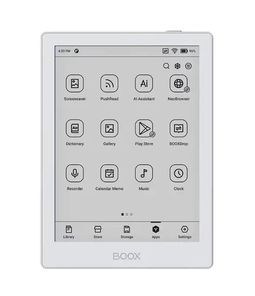 eBook Reader Onyx Boox Go 6inch, Ecran HD Carta 1300 6inch, 2GB RAM, 32GB Flash, Wi-Fi, Bluetooth, USB-C, Android 11 (Alb)