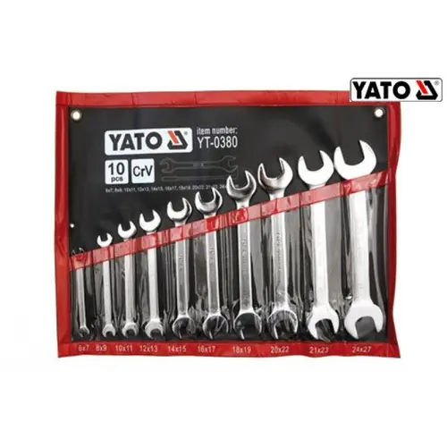 Set Chei Yato YT-0380, 6x7/24x27mm, 10 piese