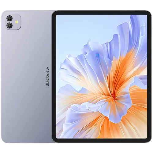 Tableta Blackview LINK 8 WiFI SET, Procesor MediaTek Helio G100 Octa-Core, Ecran 2K+ IPS 12.7inch, 6GB RAM, 256GB Flash, Wi-Fi, Bluetooth, Camera 16MP+2MP, Android + Mouse + Tastatura + Incarcator + Sticla Protectie (Violet)