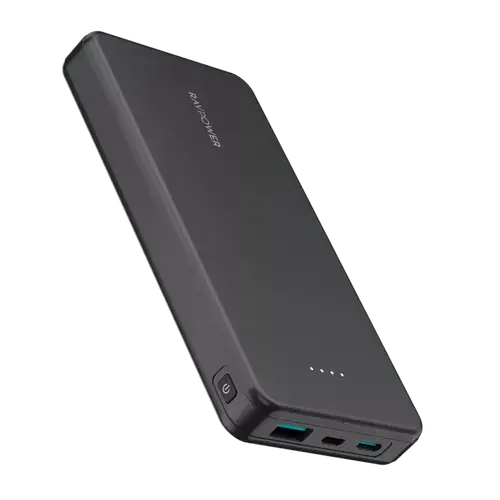 Baterie externa RavPower RP-PB1215, 10.000 mAh, 15W, USB-C, USB-A, microUSB (Negru)
