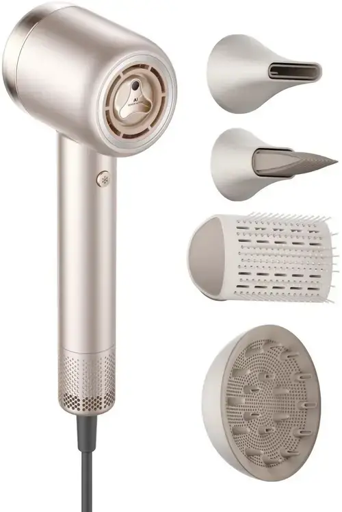 Uscator de par Dreame Gusto AHG40A-GR, 2000 W, Mod AI, 3 viteze, 4 setari de temperatura, 60m/s (Roz)