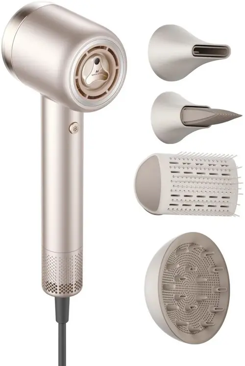 Uscator de par Dreame Gusto AHG40A-GR, 2000 W, Mod AI, 3 viteze, 4 setari de temperatura, 60m/s (Roz)