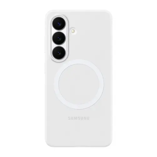 Husa Protectie Spate Samsung EF-ES942CWEGWW pentru Galaxy S26, Silicone Magnet Case (Alb)