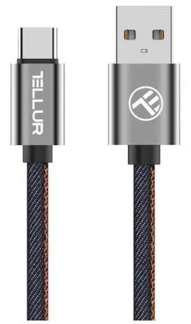 Cablu de date Tellur TLL155381 USB Type-C, 1m (Albastru)